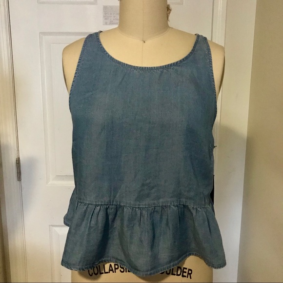 Forever 21 Chambray Top - Picture 3 of 4